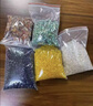 缤越五彩石水晶碎石摆件五色石水晶颗粒碎可搭配聚宝盆装饰品 约500g 实拍图