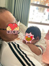 adidas纯棉休闲三条纹针织运动圆领正肩短袖T恤上衣男夏阿迪达斯   白/黑色   L 实拍图