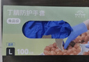 英科医疗（INTCO）一次性手套丁腈手套100只大码加厚耐用食品级餐饮丁晴橡胶手套 实拍图