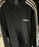 adidas休闲舒适三条纹立领夹克外套男装秋季阿迪达斯官方轻运动 黑色/白（推荐选大一码）   L 实拍图