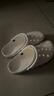 卡骆驰（CROCS）贝雅卡骆班洞洞鞋轻便耐磨一脚蹬休闲鞋女鞋时尚沙滩鞋|205089 白/深蓝-126(含智必星) 40 (250mm) 实拍图