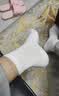 浪莎袜子女士夏季薄款网眼100%纯棉防臭2026新款爆款透气中筒白色全棉 【6双白色】 ·100%纯棉超薄 6双 均码 适合34-39的脚码 实拍图