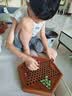 御圣 跳棋玻璃珠跳跳棋大号儿童益智早教启蒙游戏棋成人学生儿童礼物 六角形跳棋盘+【玻璃珠套装】 实拍图