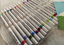 Touch mark丙烯马克笔60色水彩笔速干防水不透色涂鸦手绘笔diy颜料画笔记号笔学生儿童开学礼物美育画画笔 实拍图