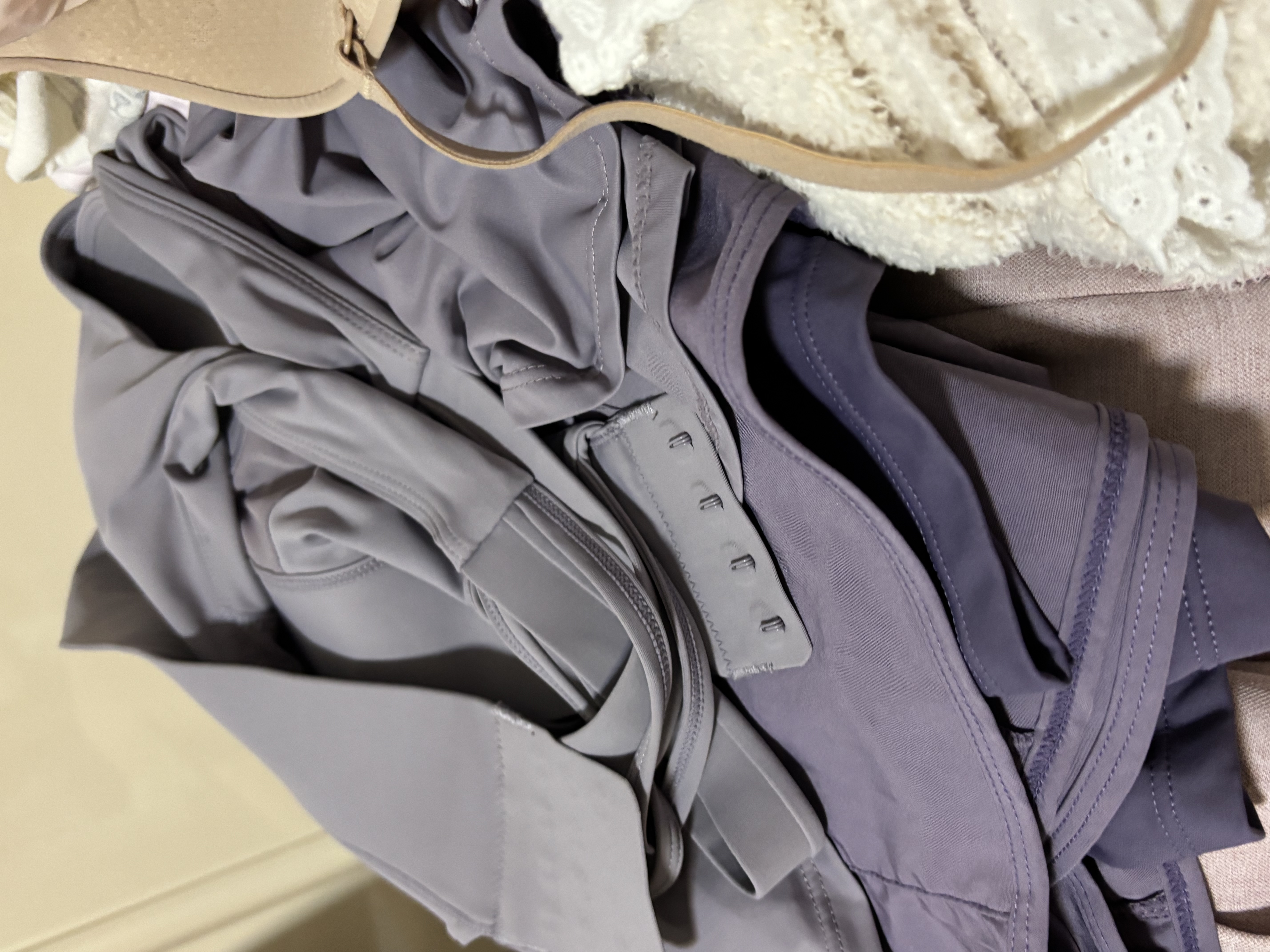 百思绒高颜值瑜伽服女三件套专业网球羽毛球服运动套装高弹力健身瑜伽服 实拍图