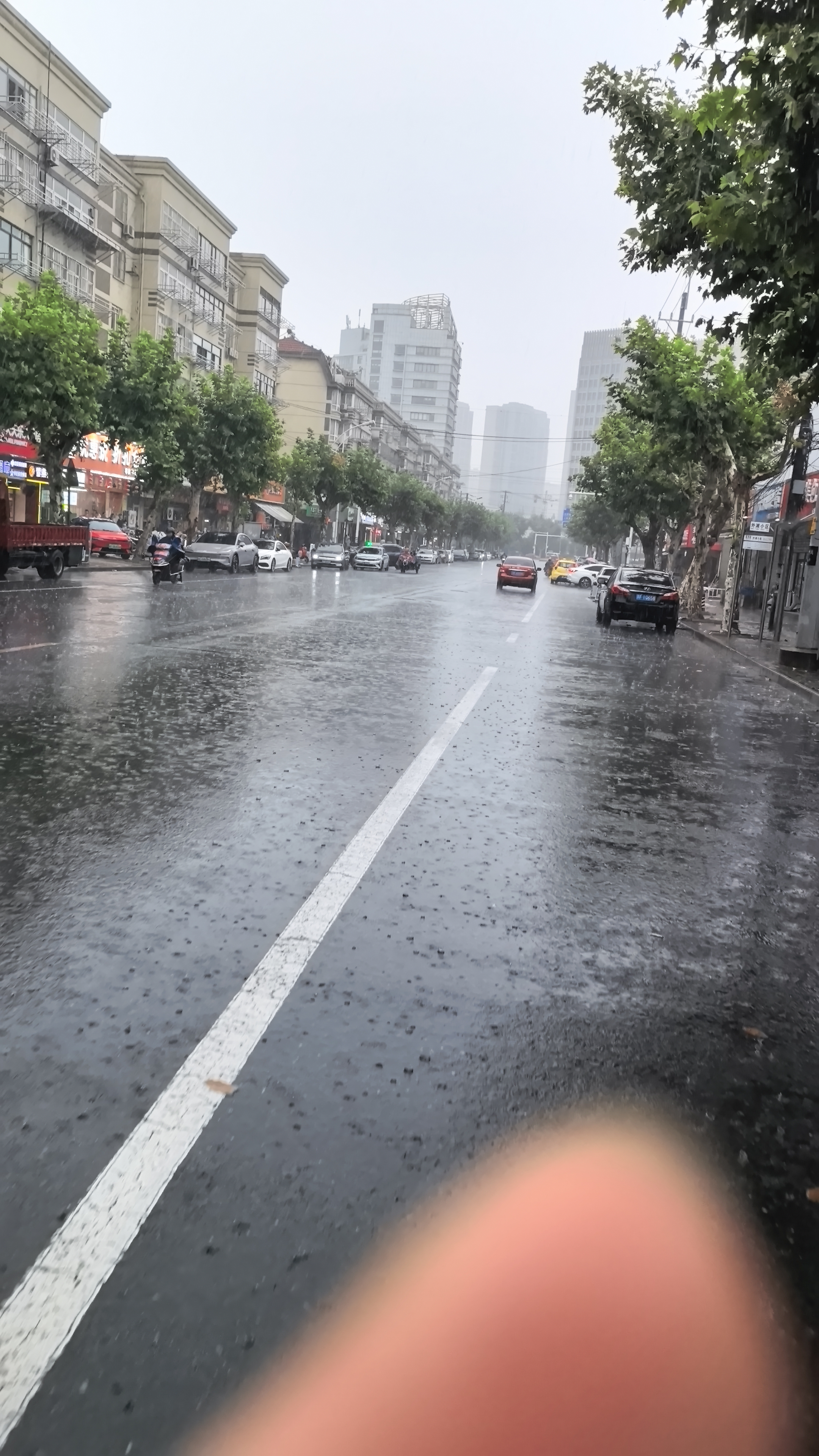 齐选电动车雨衣长款全身防暴雨加厚加大成人摩托电瓶车骑手专用雨披 全新升级可侧视窗帽檐【加大加厚防暴雨】车型通用 实拍图