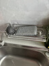 懒角落厨房壁挂沥水架不锈钢抹布置物架海绵抹布架水槽边收纳架免打孔 实拍图