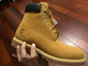 添柏岚（Timberland）踢不烂大黄靴男户外休闲经典牛皮防水马丁靴 10061 小麦色 10H/44.5 实拍图