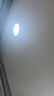 灯灵明装超薄LED筒灯圆方形双用免打孔面板灯高亮度走廊厨阳房台吸顶平板灯具办公工程专用 明装圆形21cm-白光18W 实拍图