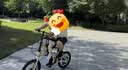 JEEP吉普折叠自行车带娃母子车20寸男女城市通勤折叠车亲子车-爱L200 胡椒白【车+安全座椅】经典款-铝合金车架 20寸（建议身高145-185CM） 7速 实拍图