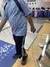 左西男童夏装套装2026新款儿童短袖套装夏季速干运动两件套 蓝色 165 实拍图