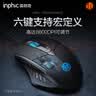 英菲克（INPHIC）W1 有线游戏鼠标宏定义人体工学轻音家用办公笔记本电脑台式USB通用 灰色 实拍图