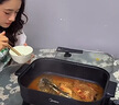 美的（Midea）电火锅 电炒锅 电煮锅 电锅一体多功能锅 家用6.5L大容量多用途锅烤肉涮火锅锅具火锅专用锅 6.5L 【1800W猛火速沸】HGE3030T03 实拍图