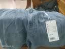 森马（Semir）牛仔裤女夏季打褶纯棉仿麻宽松2026时尚遮胯显瘦短裤109326122006 实拍图