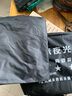 龙豹 LB0016 双面穿 电动车摩托车分体式时尚雨衣套装 户外雨裤雨披双层加厚 双面穿双层加厚-黑色 XXXXXL 实拍图