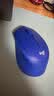 罗技（Logitech）M330 静音鼠标 无线鼠标 办公鼠标 右手鼠标 蓝色 带无线2.4G接收器 实拍图