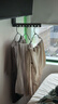 天地鱼（TDYU）吸盘折叠晾衣架阳台家用隐形伸缩晒晾衣杆室内挂衣架飘窗晾衣神器 实拍图