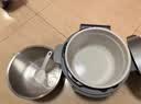美的（Midea）有钛青瓷0涂层营养蒸电压力锅5L 智能预约多功能一体高压电饭锅MY-E5811G家用4-6人开盖火锅电饭煲 实拍图