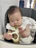 马博士婴儿咬咬袋吃水果神器宝宝果蔬辅食器4个月+咬咬胶乐M+L咬袋白色 实拍图