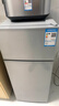 新飞冰箱家用一级能效 租房用小型二门电冰箱冷藏冷冻两用1-2人双门小冰箱办公室迷你小户型 【一级能效】86A138银色+保温盒款/HOT 实拍图