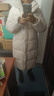 坦博尔高充绒泡芙连帽羽绒服女中长款加厚保暖冬天小个子外套TBF530780D 知春米 S (160) 实拍图