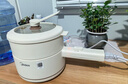 美的（Midea）电煮锅 小电锅 电蒸锅 宿舍小锅多功能锅辅食锅 1.6L学生寝室一体泡面小火锅电煮锅XZE2017 配蒸笼 实拍图