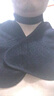 百孝堂肩周炎护肩保暖自发热马甲艾灸热敷肩颈护肩套男女中老年睡觉坎肩 经典透气黑（热敷）+护颈+肩周贴 M 实拍图