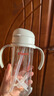贝亲（Pigeon）自然成长翻盖直饮吸管 大童奶瓶330ml 经典款 18月+  AA278 实拍图