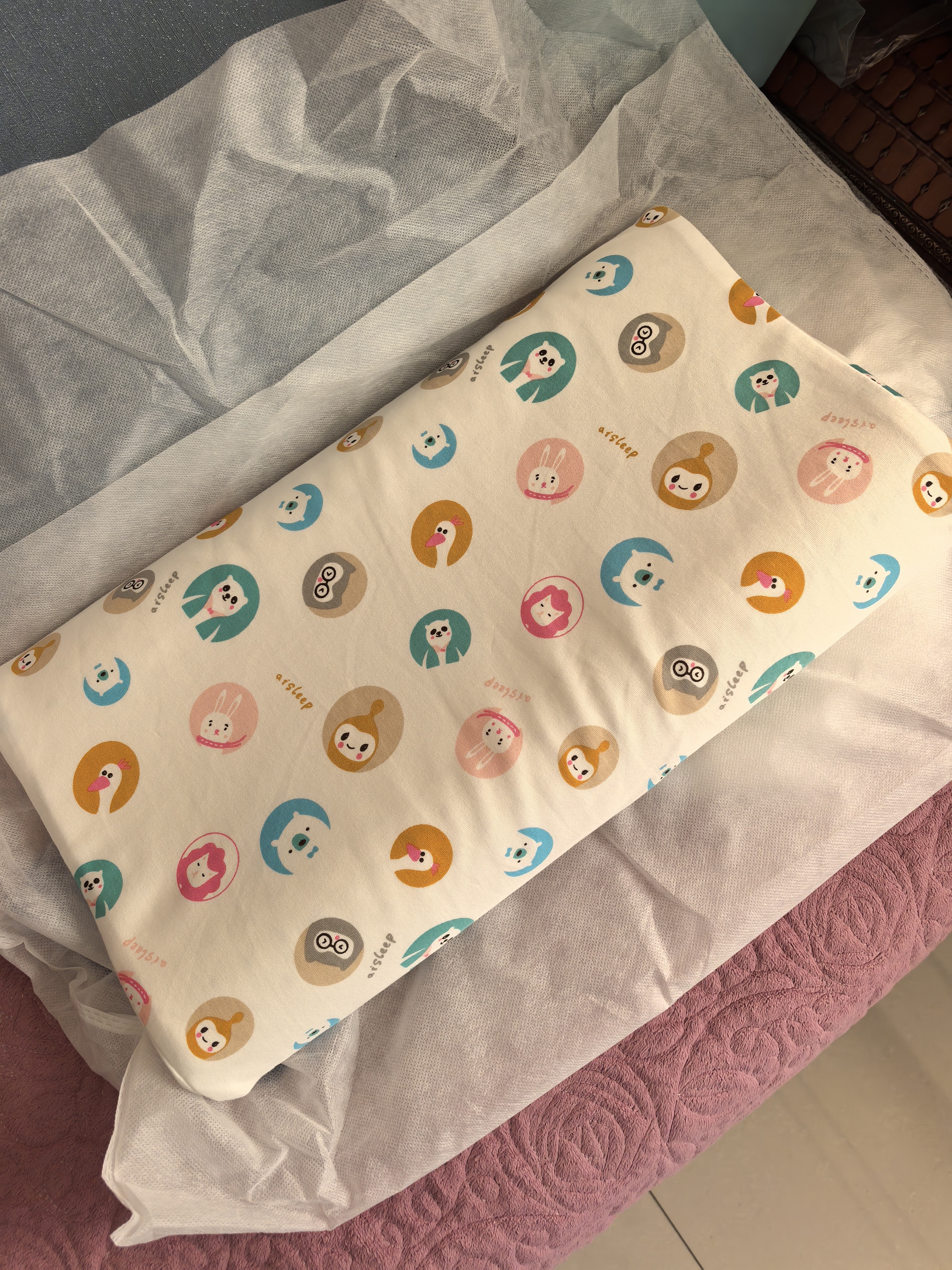 睡眠博士（AiSleep）泰国进口幻梦乳胶儿童枕3-5岁 幼儿园午睡枕宝宝枕 天然乳胶枕头 实拍图