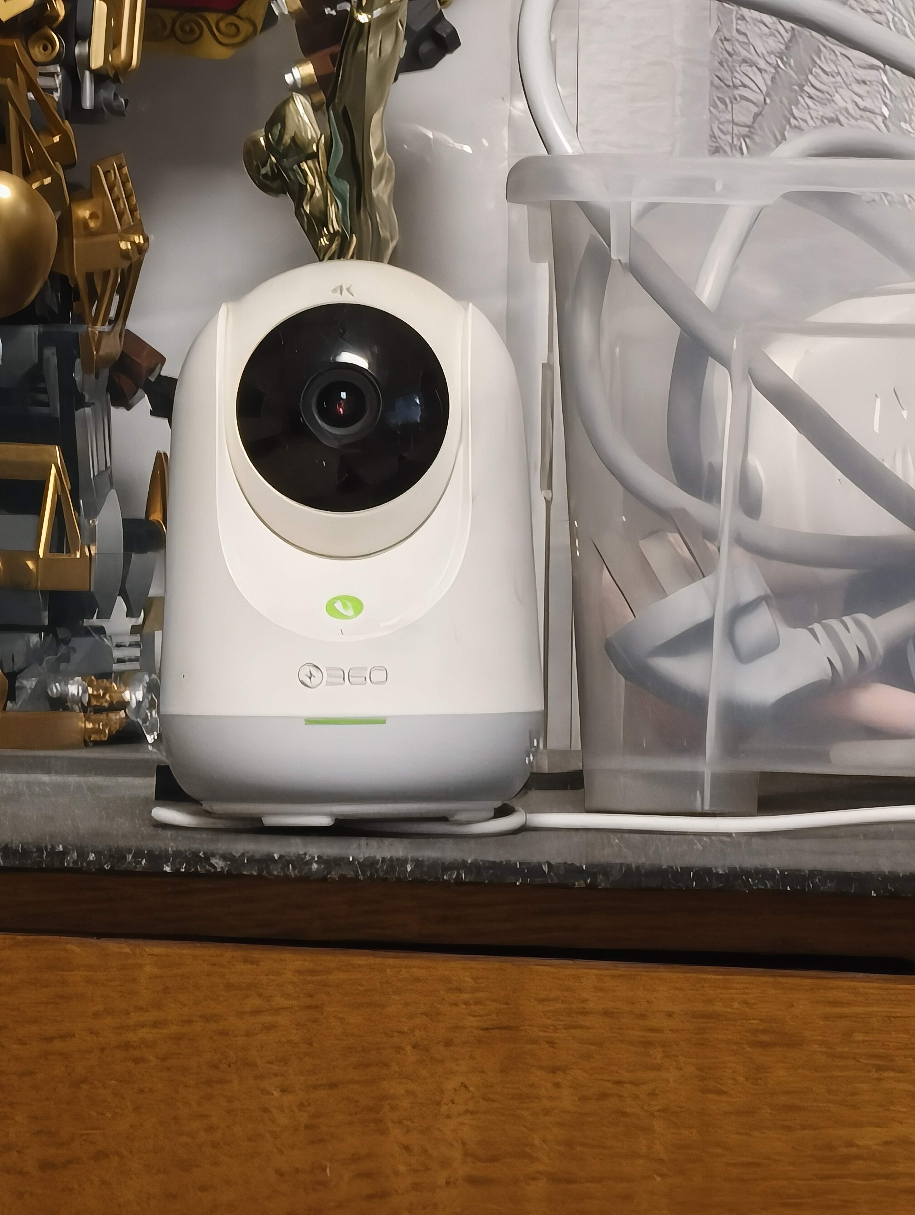 360摄像头9pro 高清400万像素微光全彩家用监控手机远程双向通话360度旋转婴儿看护器 实拍图