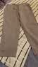 优衣库麻混纺休闲裤男装裤子棉麻透气舒适可调节26春夏新款482920 32 深米色 L 实拍图