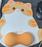 宜适酷（EXCO）软萌橘猫护腕鼠标垫护手腕托大号可爱卡通电脑办公鼠标护腕人体工学男女生硅胶手托防滑垫子0623 实拍图