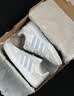 adidas ENTRAP美式校园风运动鞋少年感复古篮球风板鞋阿迪达斯 白色/矾土棕/浅蓝   41 实拍图