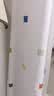 未来式浴室隐形折叠浴帘防水防霉干湿分离淋浴隔断帘卫生间洗澡遮挡门帘 双吸盘款：明朗心情【帘+奶白色折叠架】 三折款：适用宽度70-120【帘宽120高180cm】 实拍图