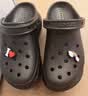 卡骆驰（CROCS）白鹿同款经典云朵洞洞鞋时尚百搭女鞋花园鞋|206750 黑色-001(含智必星) 36 /37(230mm) 实拍图
