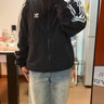 adidas休闲舒适三条纹立领夹克外套男装秋季阿迪达斯官方轻运动 黑色/白（推荐选大一码）   L 实拍图