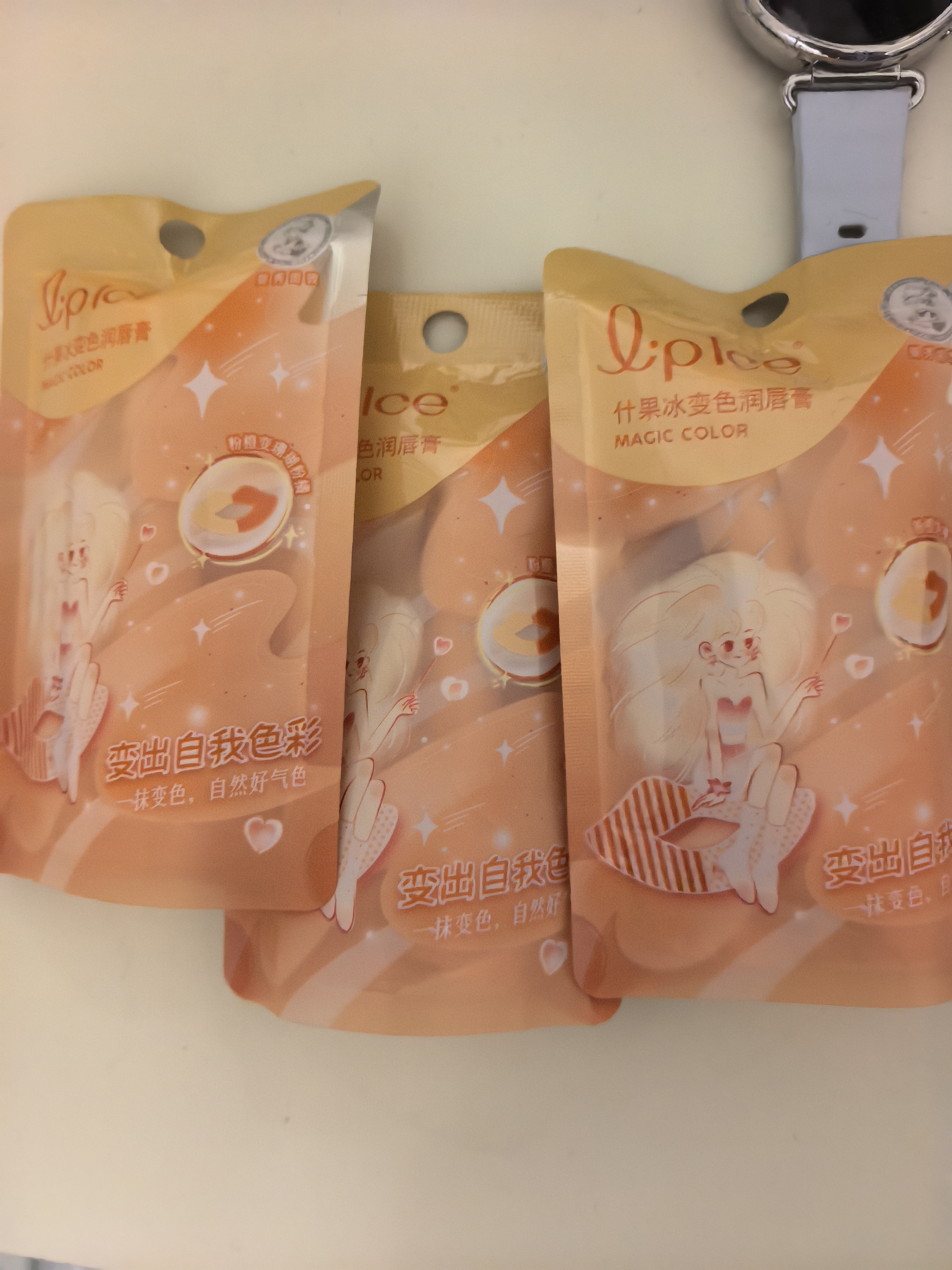 曼秀雷敦什果冰温感变色有色润唇膏女生补水保湿滋润珊瑚粉橘2g裸妆好气色 实拍图