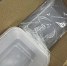 京东京造 一次性饭盒餐盒打包食品级可微波方形带盖烧烤露营900ml【50套】 实拍图