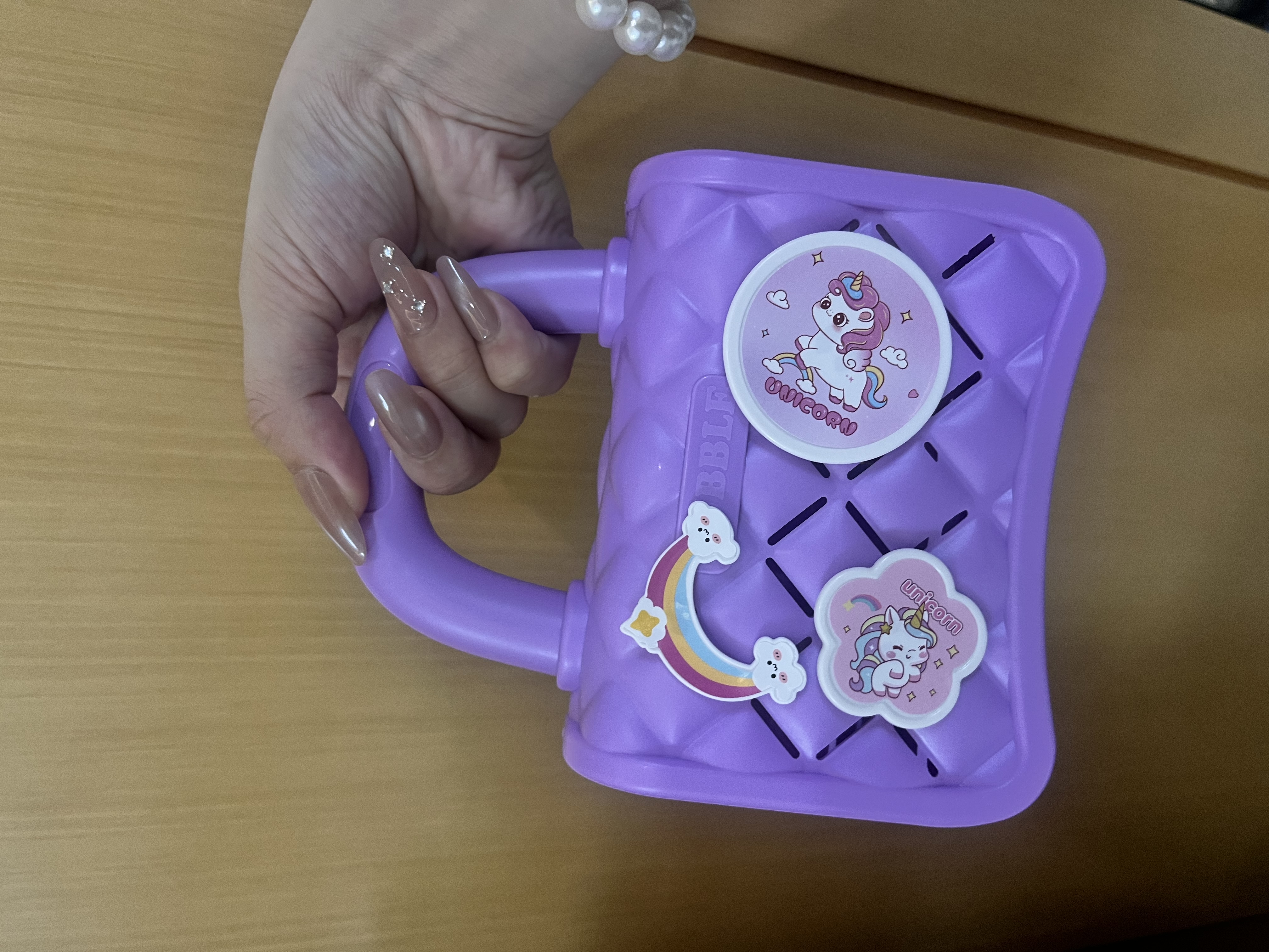COOKSS儿童玩具泡泡机独角兽手提小拎包全自动吹泡泡男女孩宝宝生日礼物 实拍图