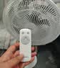 美的（Midea）【飓风节能】七叶柔风立式电风扇/家用轻音落地扇/台式小型风扇/大风力遥控定时摇头风扇 SAH35BSJ 实拍图
