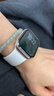 Apple/苹果 Watch S11 智能手表GPS款42毫米玫瑰金色铝金属表壳淡桃粉色运动型表带S/M MEUN4CH/B 实拍图