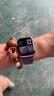 Apple/苹果 Watch S11 智能手表GPS+蜂窝款42毫米银色铝金属表壳雾紫色运动型表带S/M MF9G4CH/B 实拍图