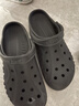 卡骆驰（CROCS）贝雅洞洞鞋男鞋女鞋轻便耐磨一脚蹬拖鞋休闲鞋百搭花园鞋|10126 黑色-001(含智必星) 44 (280mm) 实拍图