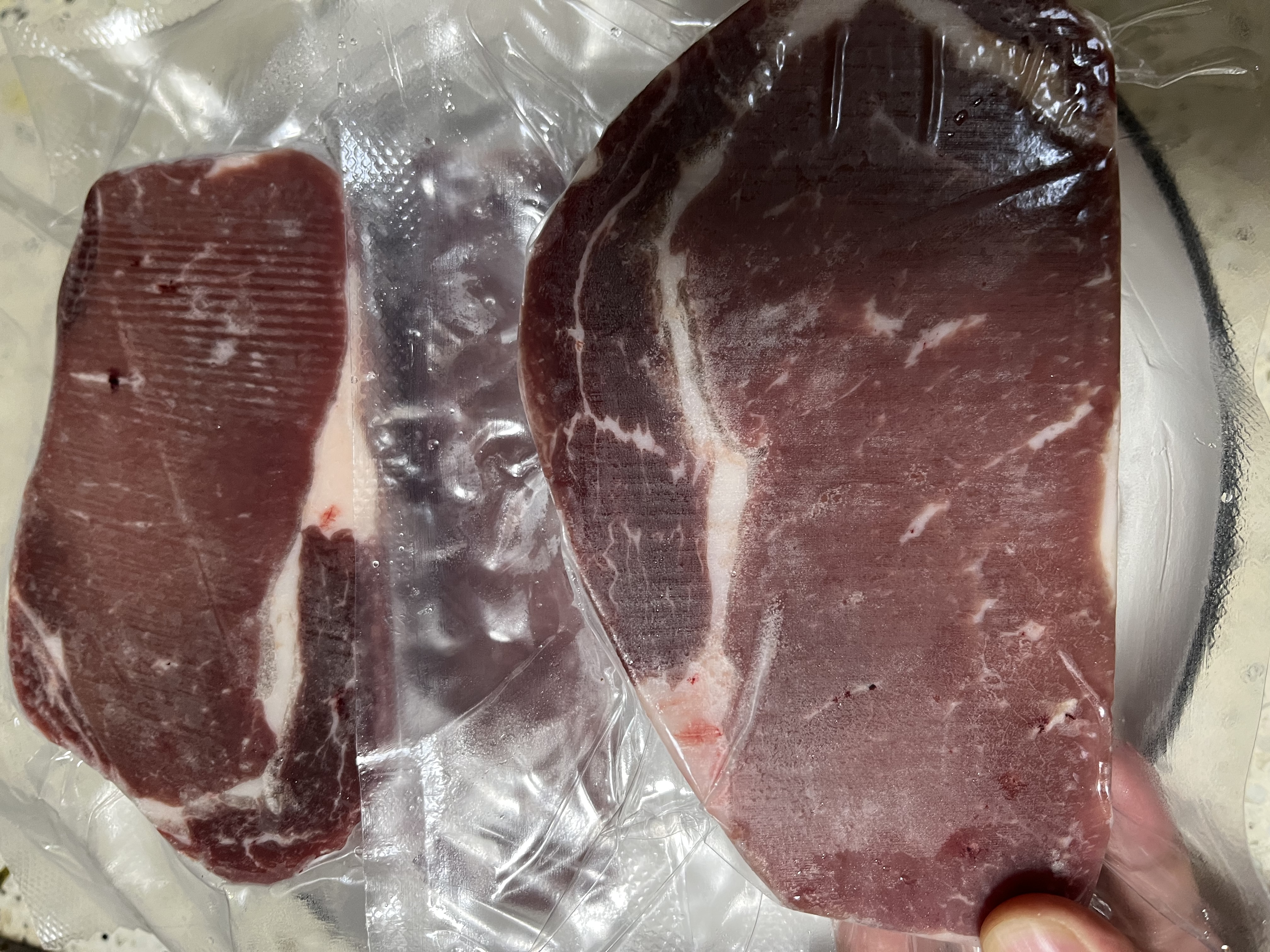 鲜京采 巴西Minerva真原切2.5cm厚切眼肉牛排2斤烧烤生鲜牛肉减脂健身 实拍图