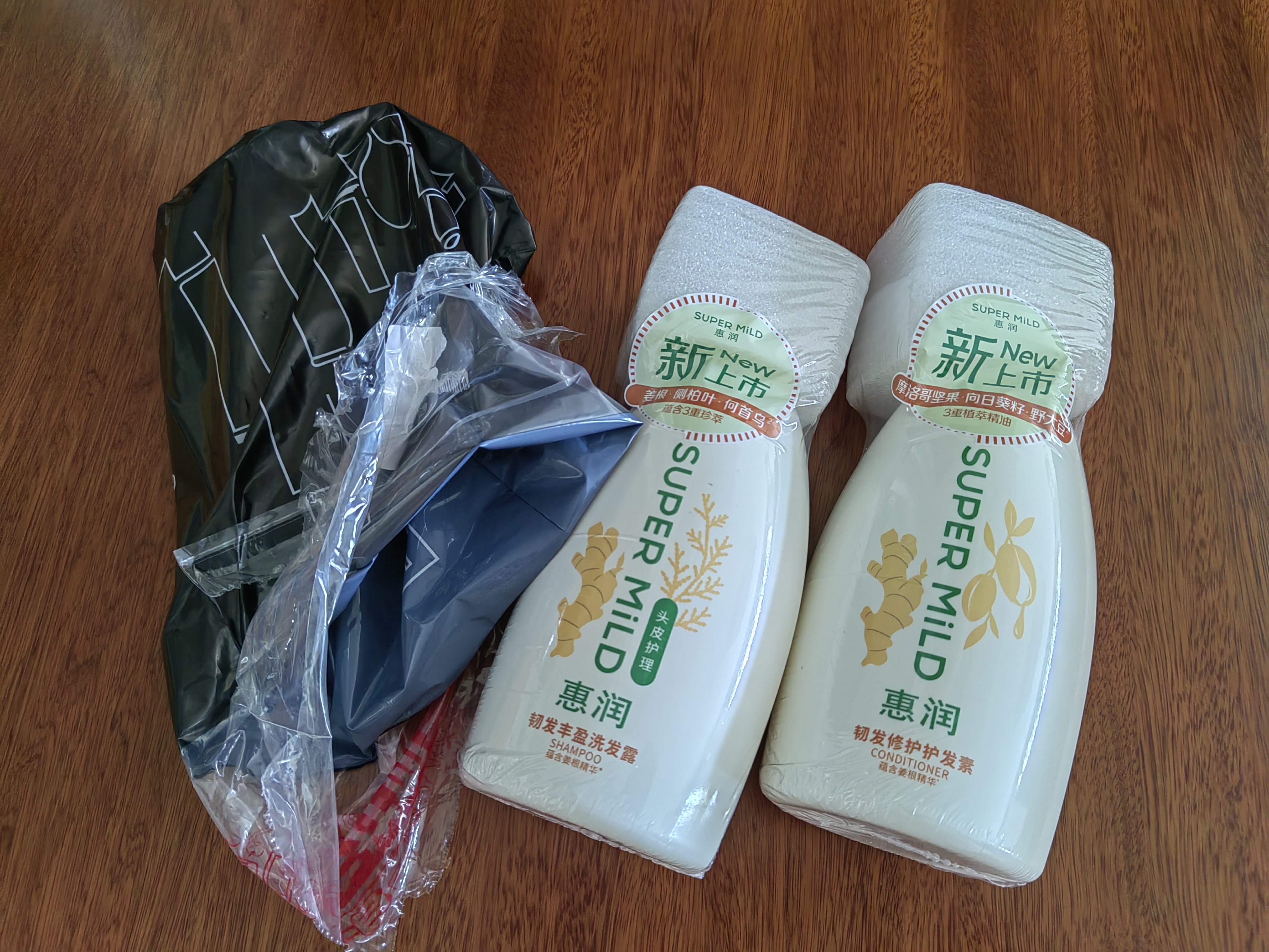 惠润（SUPER MiLD）韧发丰盈洗发露600ml+韧发修护护发素600ml生姜洗护套装自营 实拍图