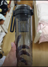 米家磁弹泡茶杯 Tritan 茶水分离杯 800mL 学生运动便携水杯 实拍图