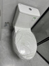 美标卫浴适家小户型虹吸大冲力缓降轻音盖1858防臭防溅连体抽水马桶 【店铺热销第1】1858双冲马桶 305坑距 290-390mm适用 实拍图
