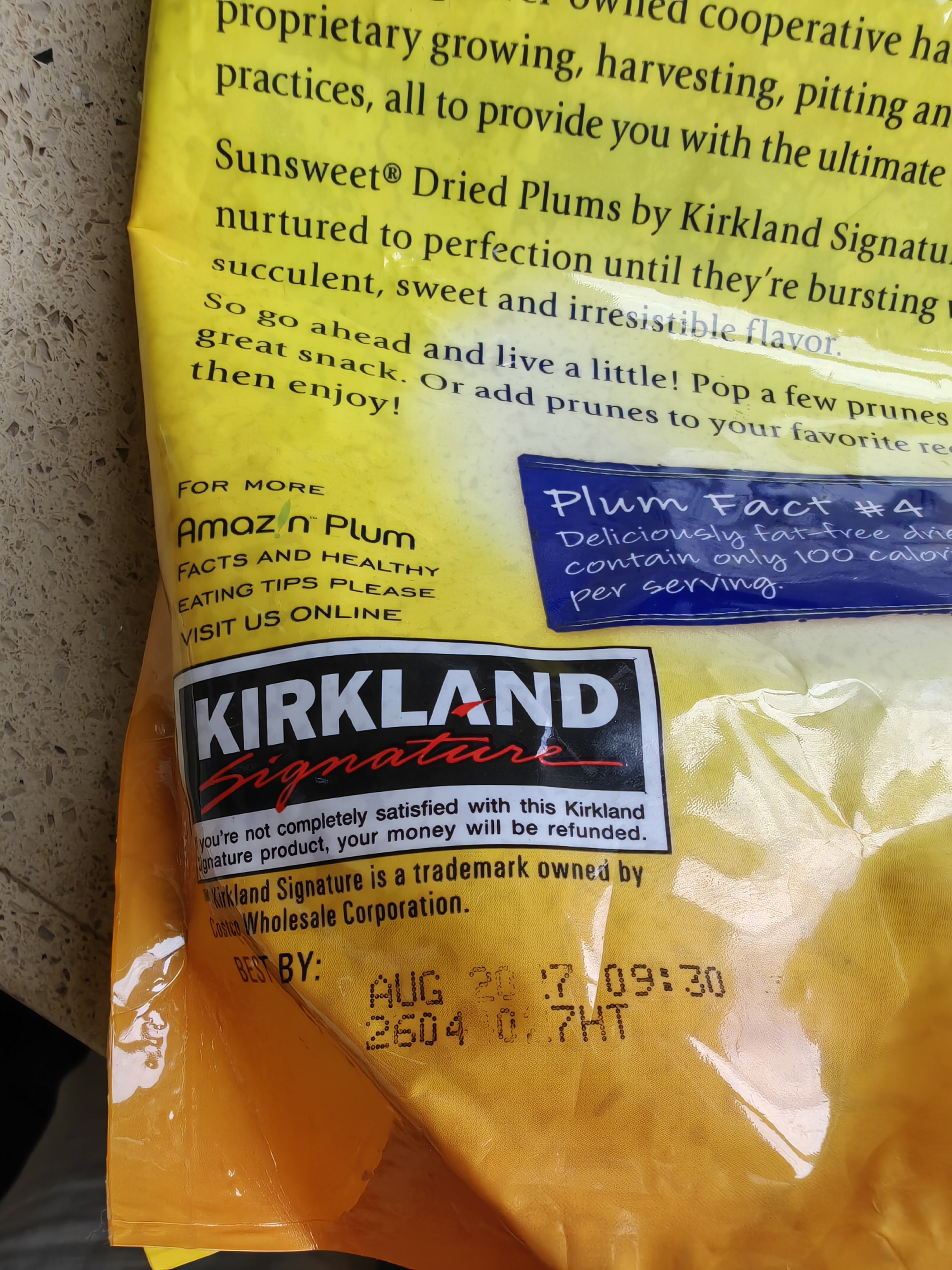 科克兰（KirkLand）加州整颗无核西梅干1.59kg 进口孕妇休闲蜜饯零食礼物Costco 实拍图