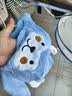 南极人（Nanjiren）婴儿童浴巾斗篷带帽比棉纱布吸水珊瑚绒浴巾宝宝洗澡浴袍披风包巾 实拍图