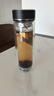 富光双层玻璃杯水杯子茶水分离泡茶杯男女士高颜值团购定制400ML 实拍图